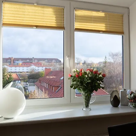 3 Raum-Wohnung mit Blick auf die Zitadelle Petersberg - DIREKT am BUGA-Gelände 2021 Erfurt Exterior foto